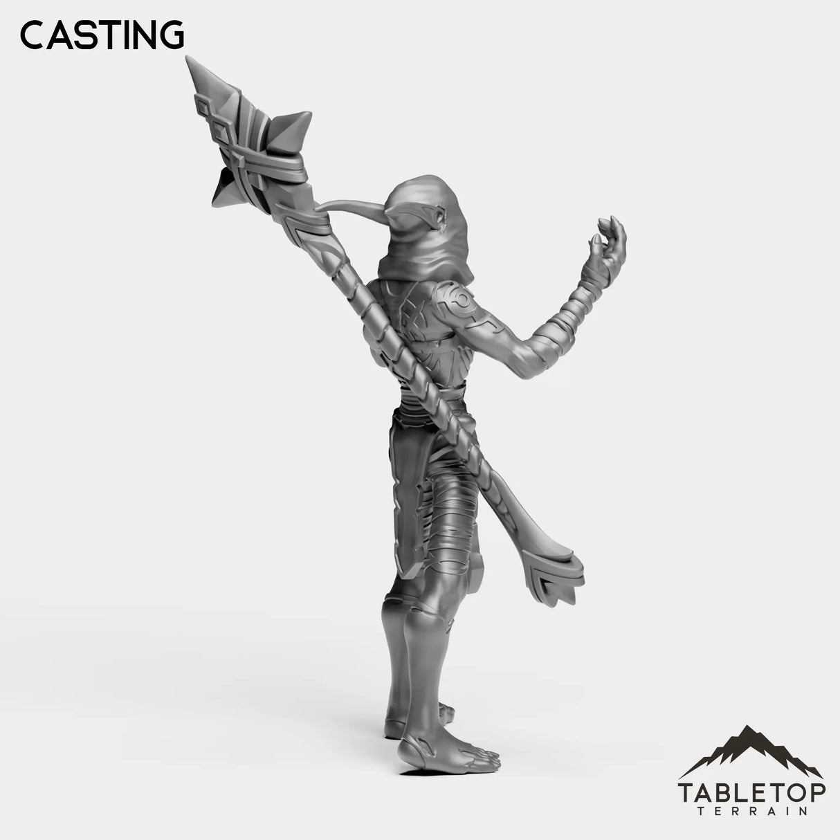 Tabletop Terrain Miniature Darkness Nightfallen First Arcanist Female