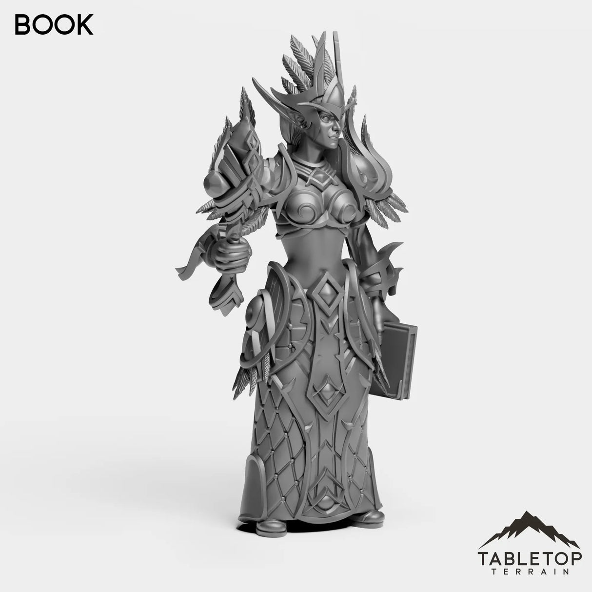 Tabletop Terrain Miniature Darkness Priest Female