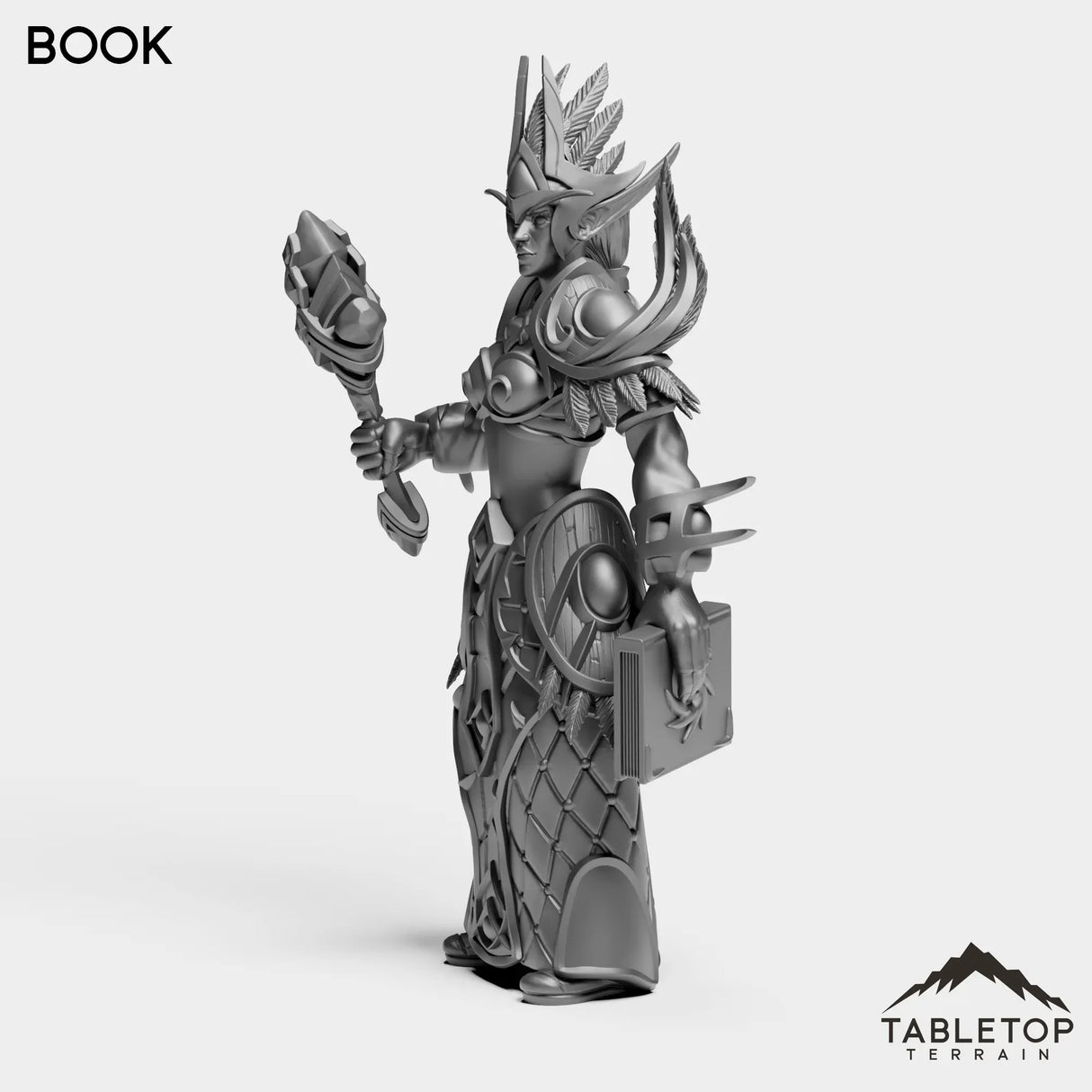 Tabletop Terrain Miniature Darkness Priest Female