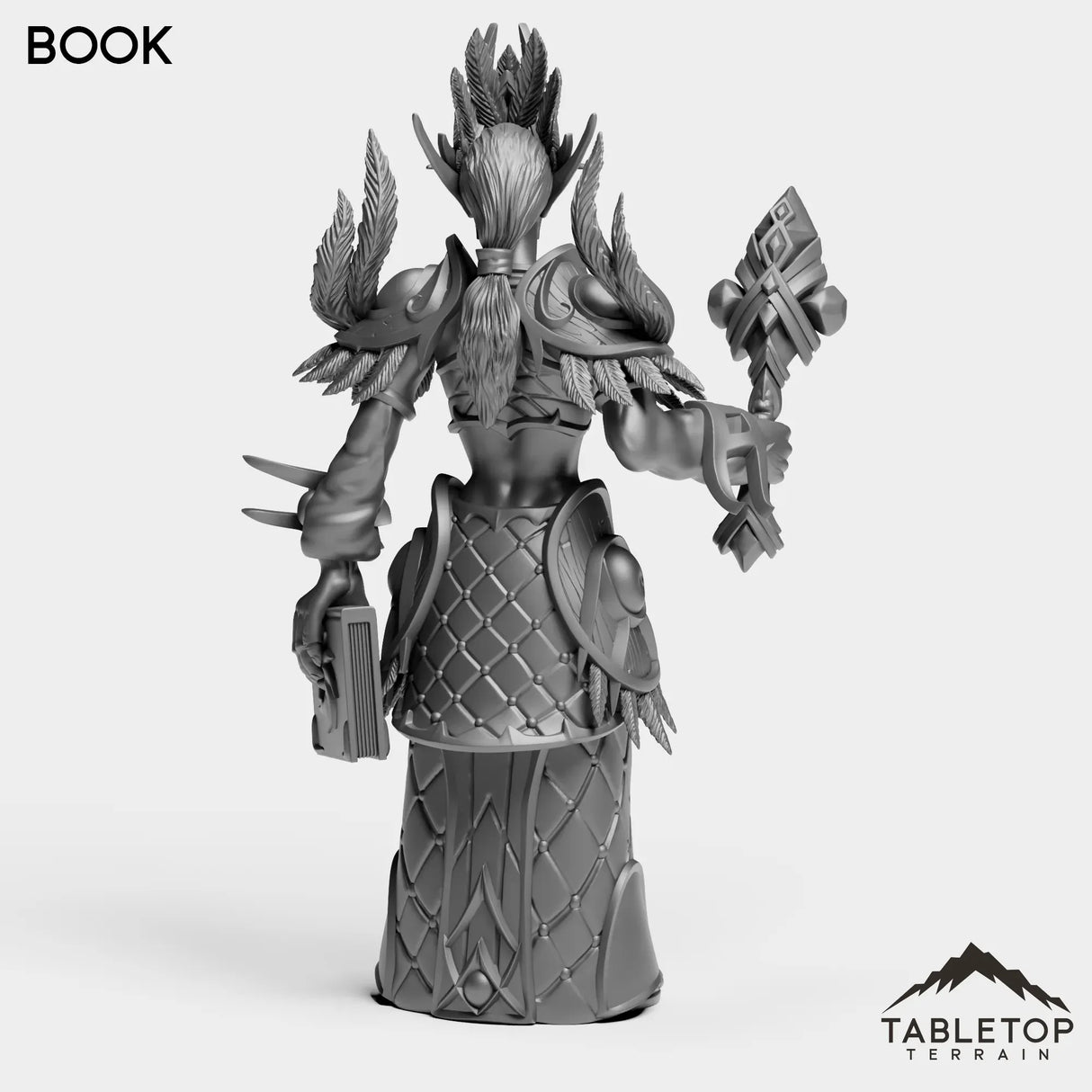 Tabletop Terrain Miniature Darkness Priest Female