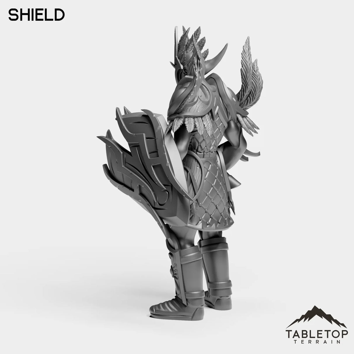 Tabletop Terrain Miniature Darkness Warrior