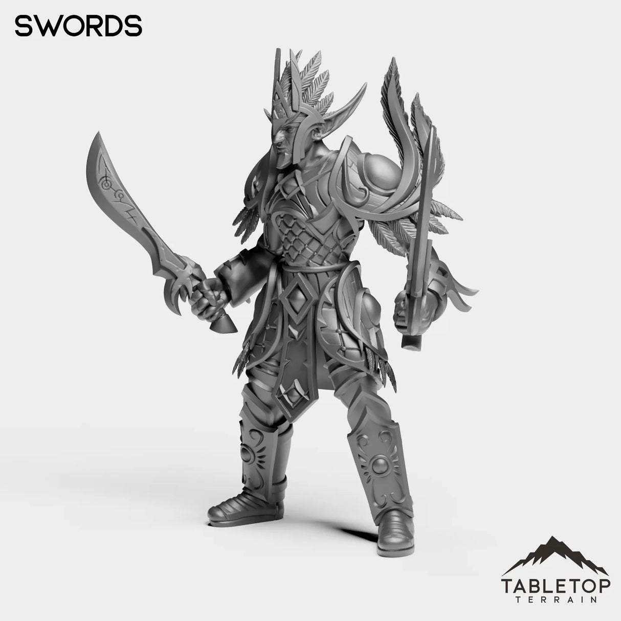 Tabletop Terrain Miniature Darkness Warrior