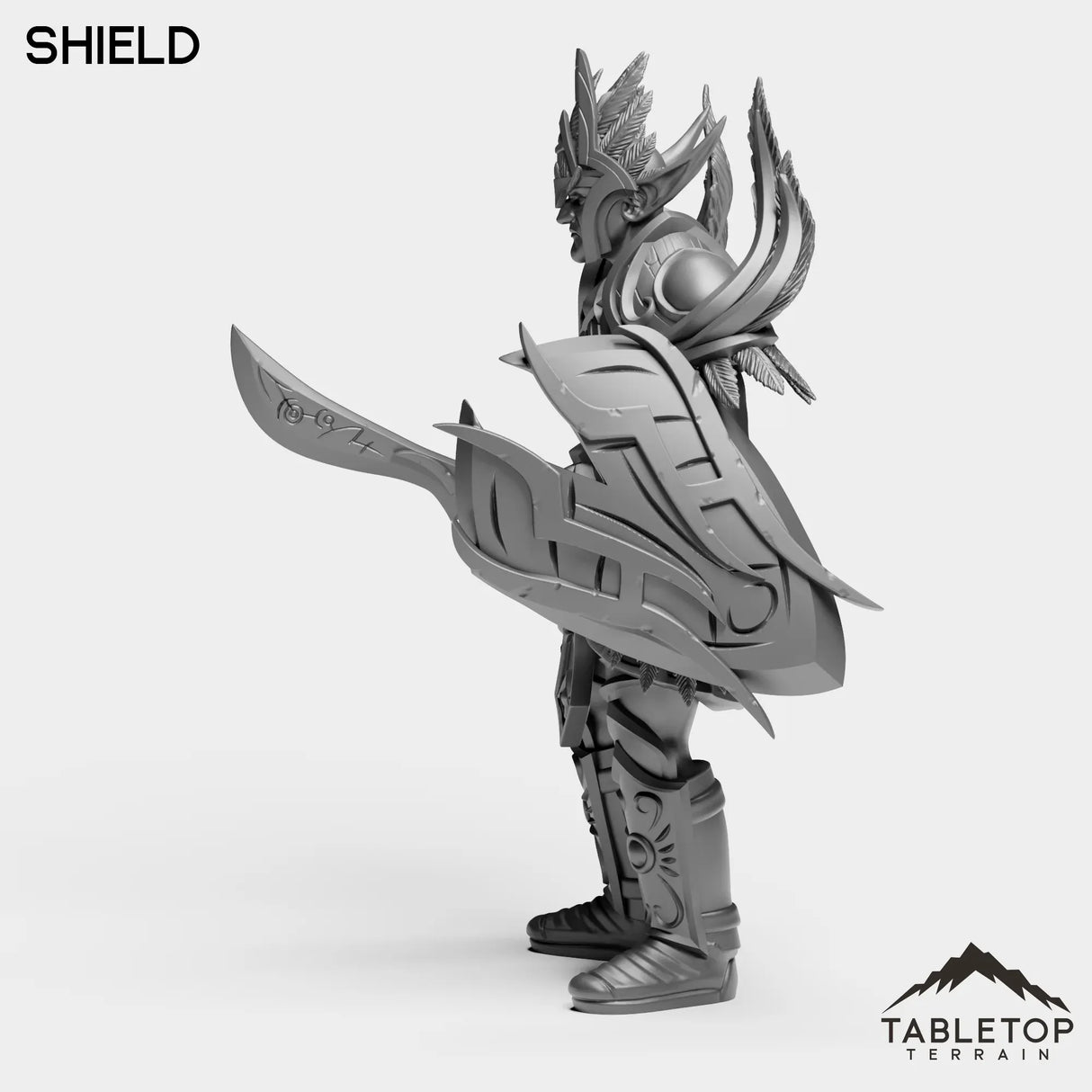 Tabletop Terrain Miniature Darkness Warrior