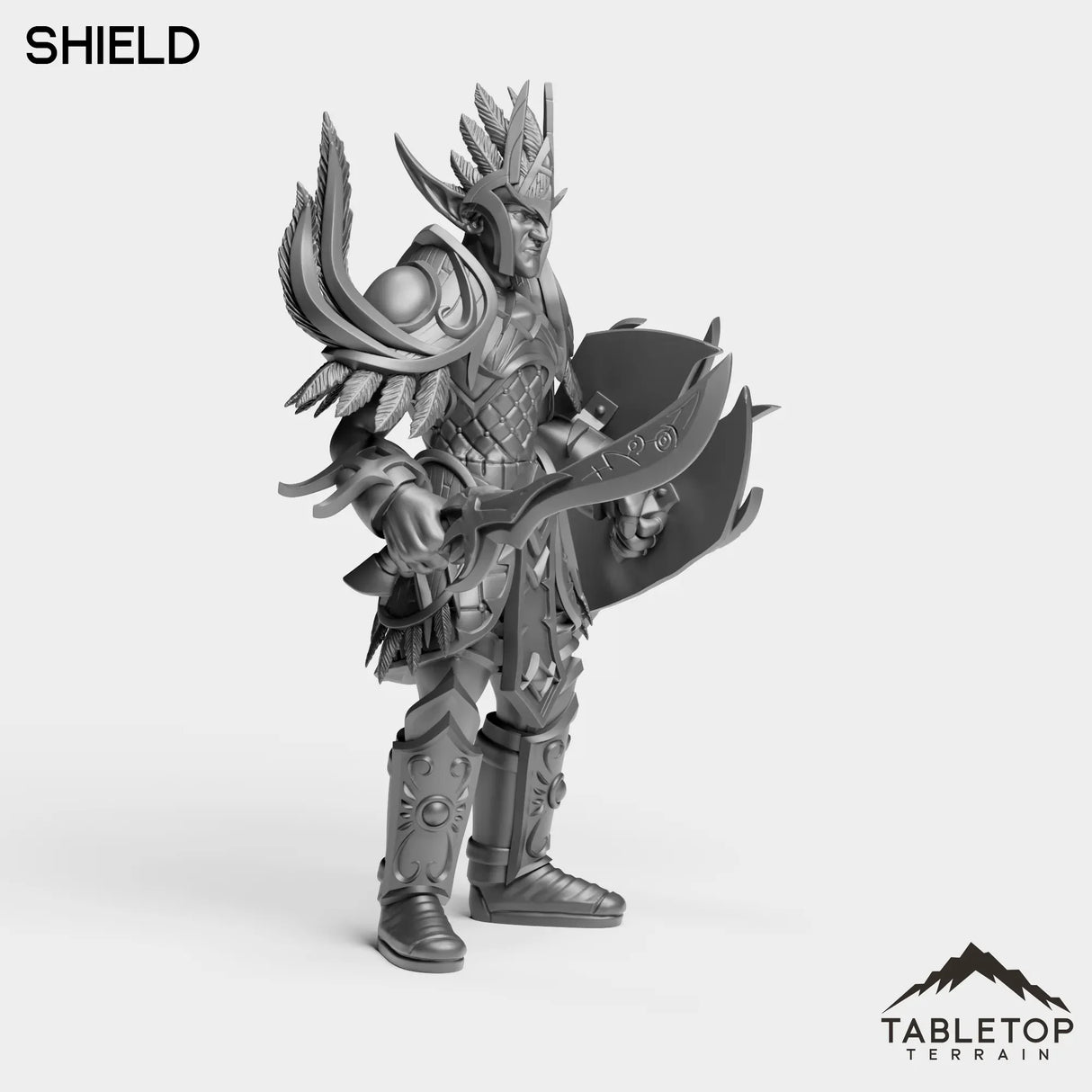 Tabletop Terrain Miniature Darkness Warrior