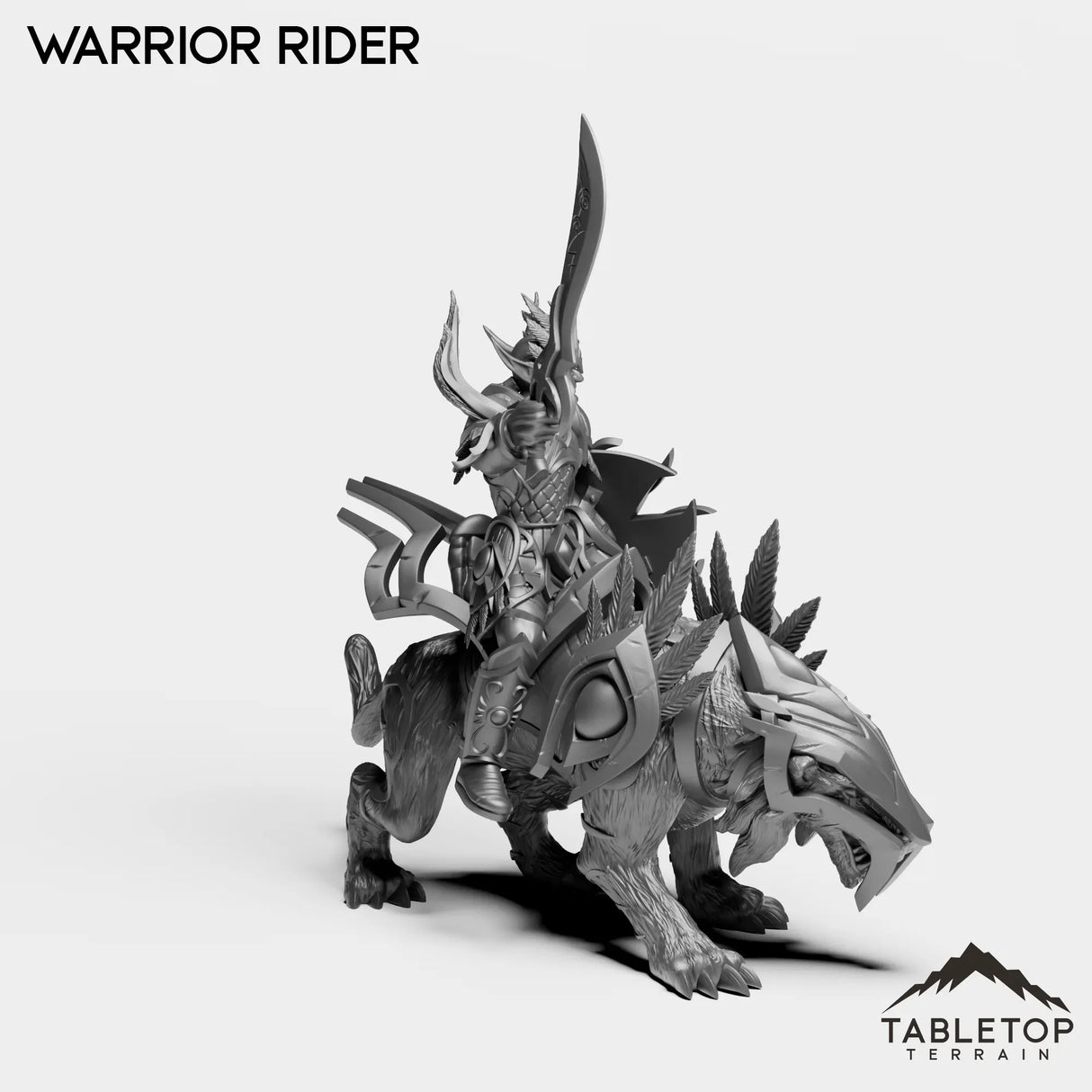 Tabletop Terrain Miniature Darkness Warrior Rider