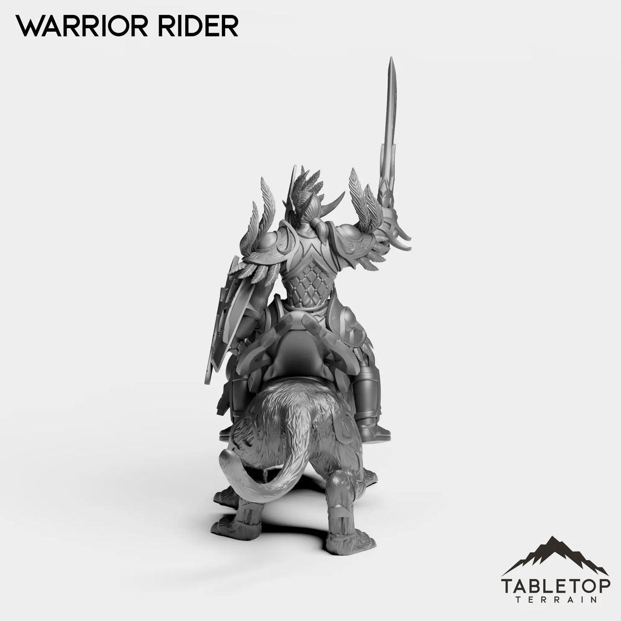 Tabletop Terrain Miniature Darkness Warrior Rider