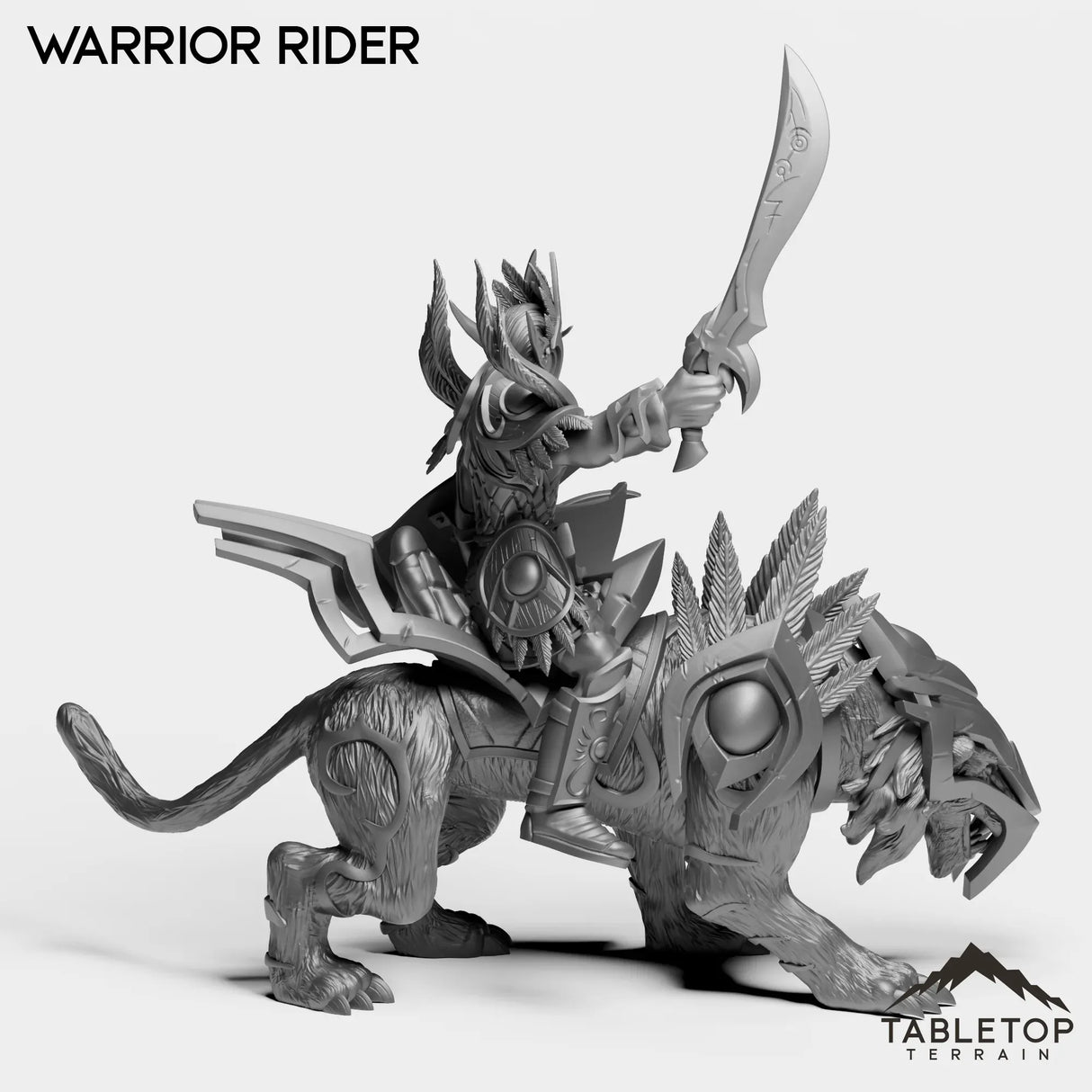 Tabletop Terrain Miniature Darkness Warrior Rider