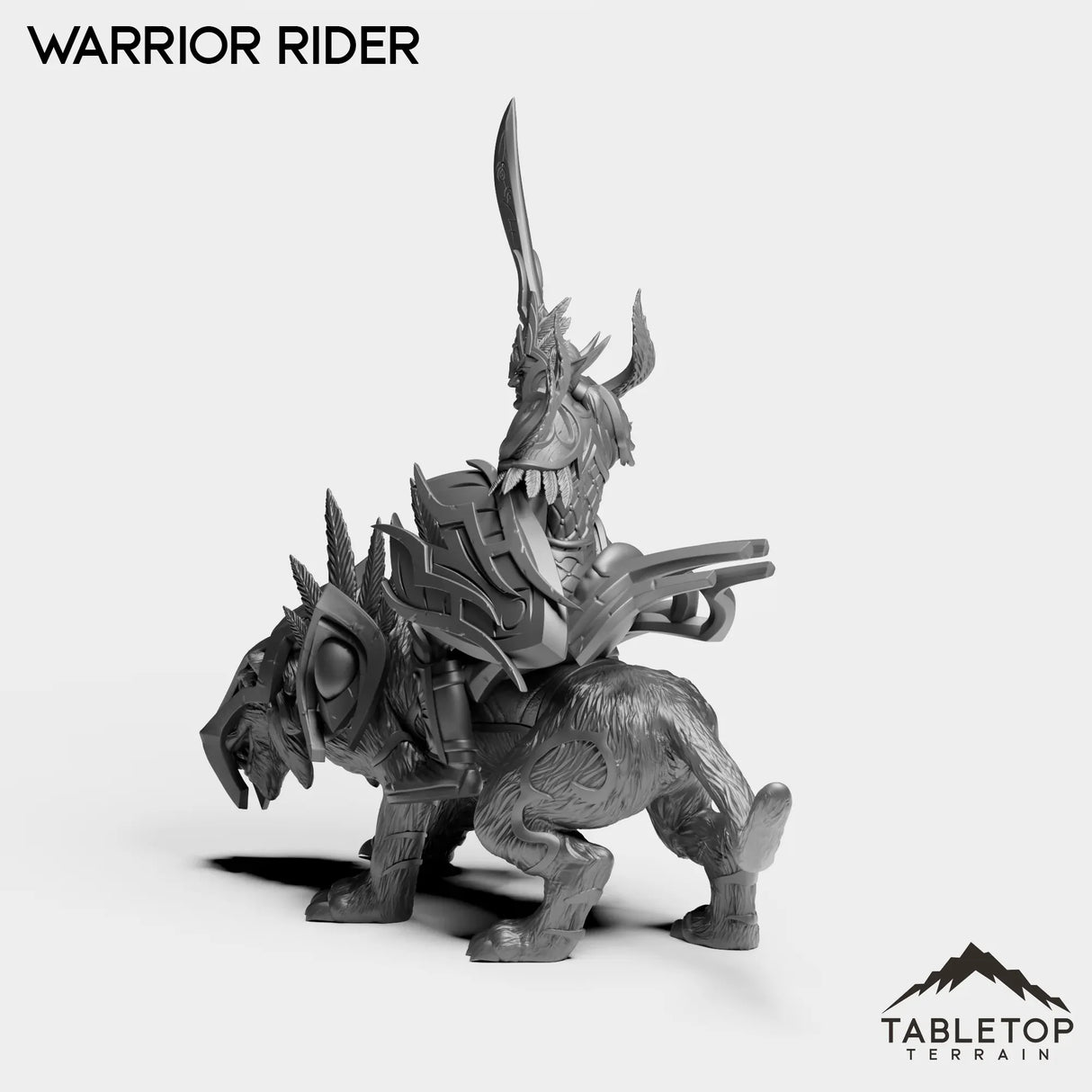 Tabletop Terrain Miniature Darkness Warrior Rider