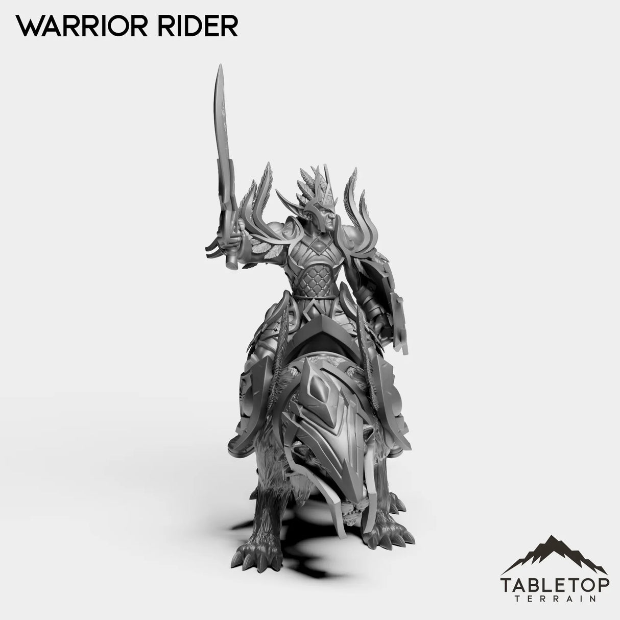 Tabletop Terrain Miniature Darkness Warrior Rider