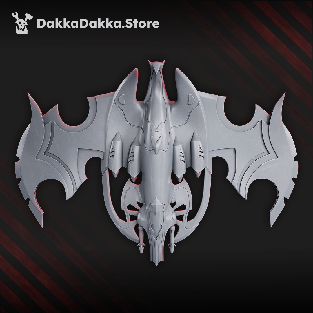 Tabletop Terrain Miniature Darkvoid Bomber