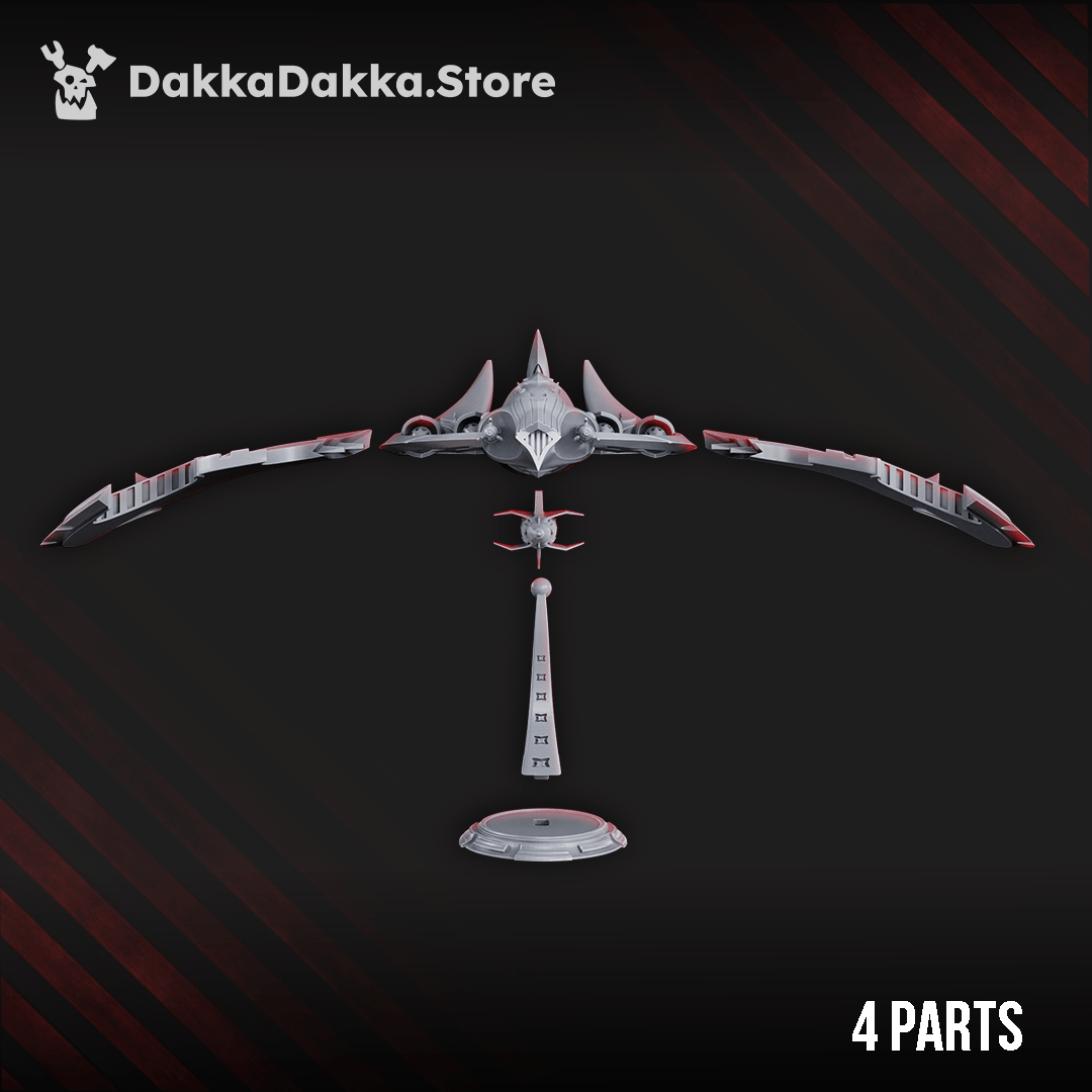 Tabletop Terrain Miniature Darkvoid Bomber