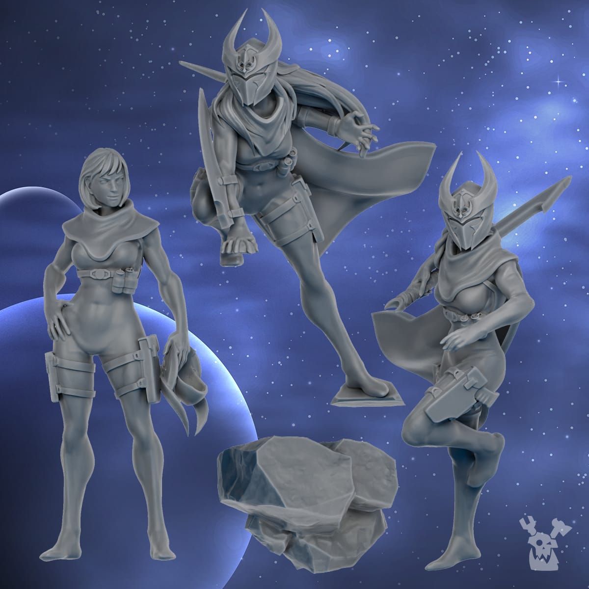 Tabletop Terrain Miniature Daughters of Silence