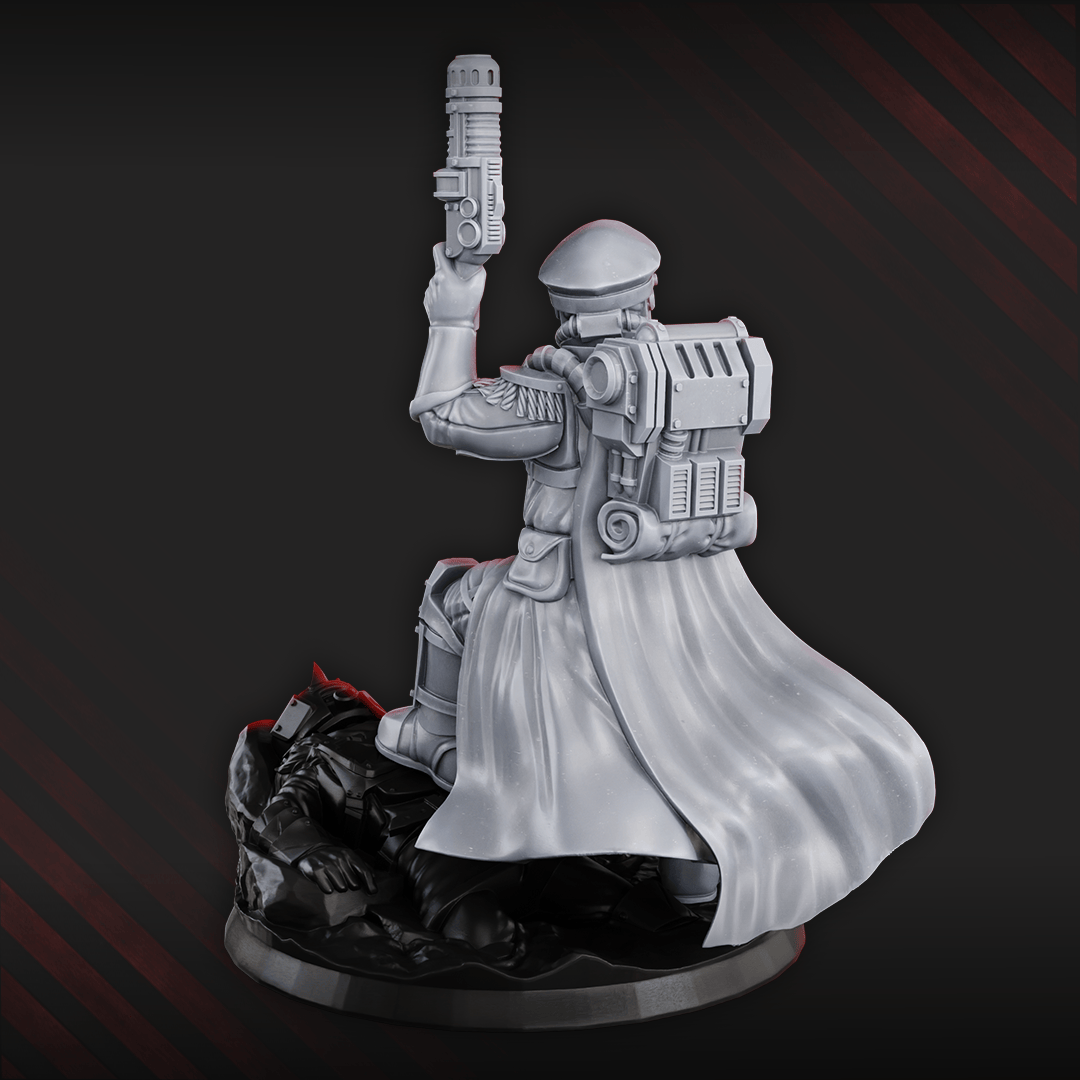 Tabletop Terrain Miniature Dawnguard Commissar