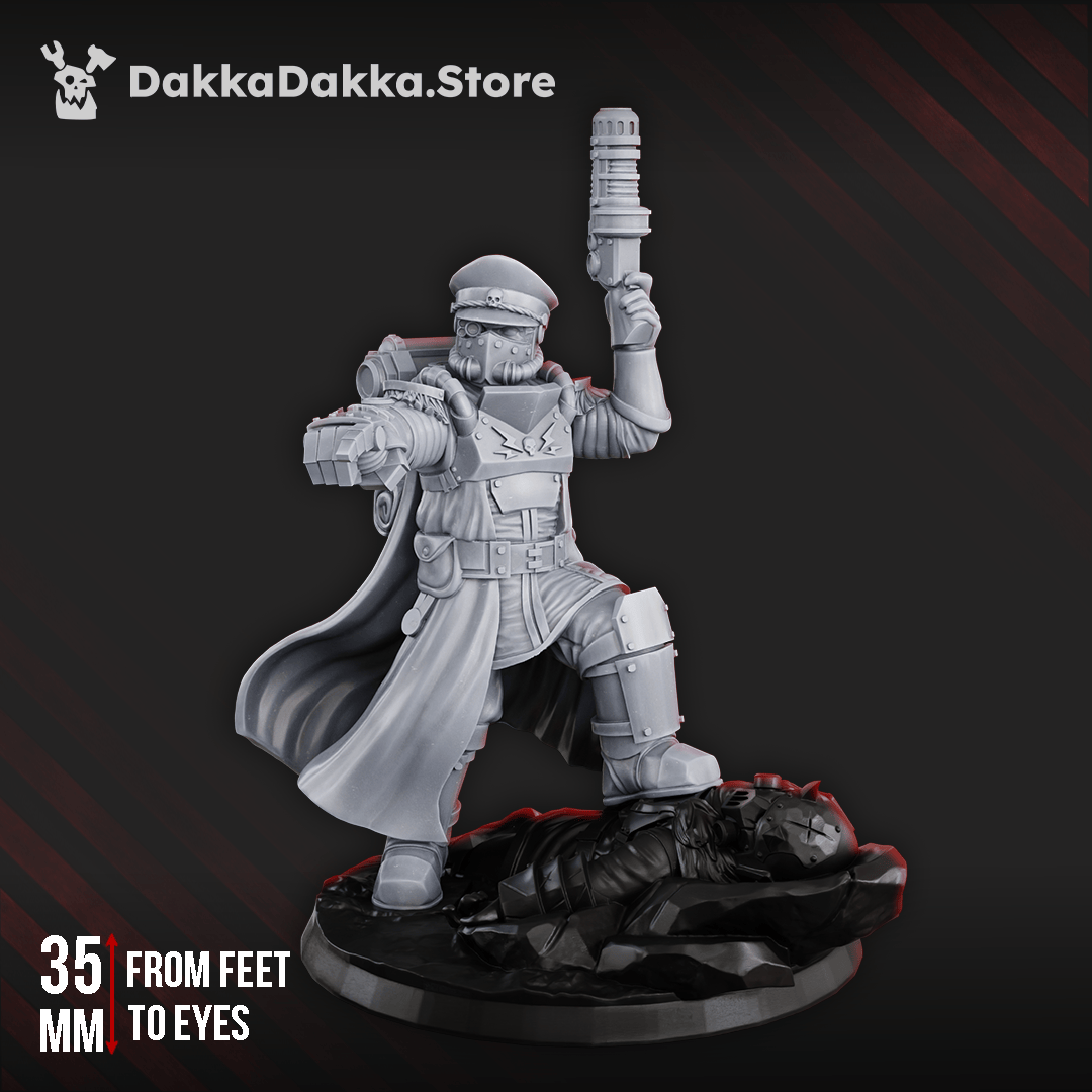 Tabletop Terrain Miniature Dawnguard Commissar
