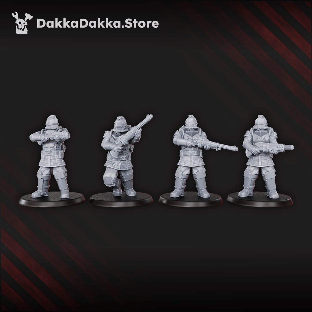 Tabletop Terrain Miniature Dawnguard Infantry Squad (+ modular update)