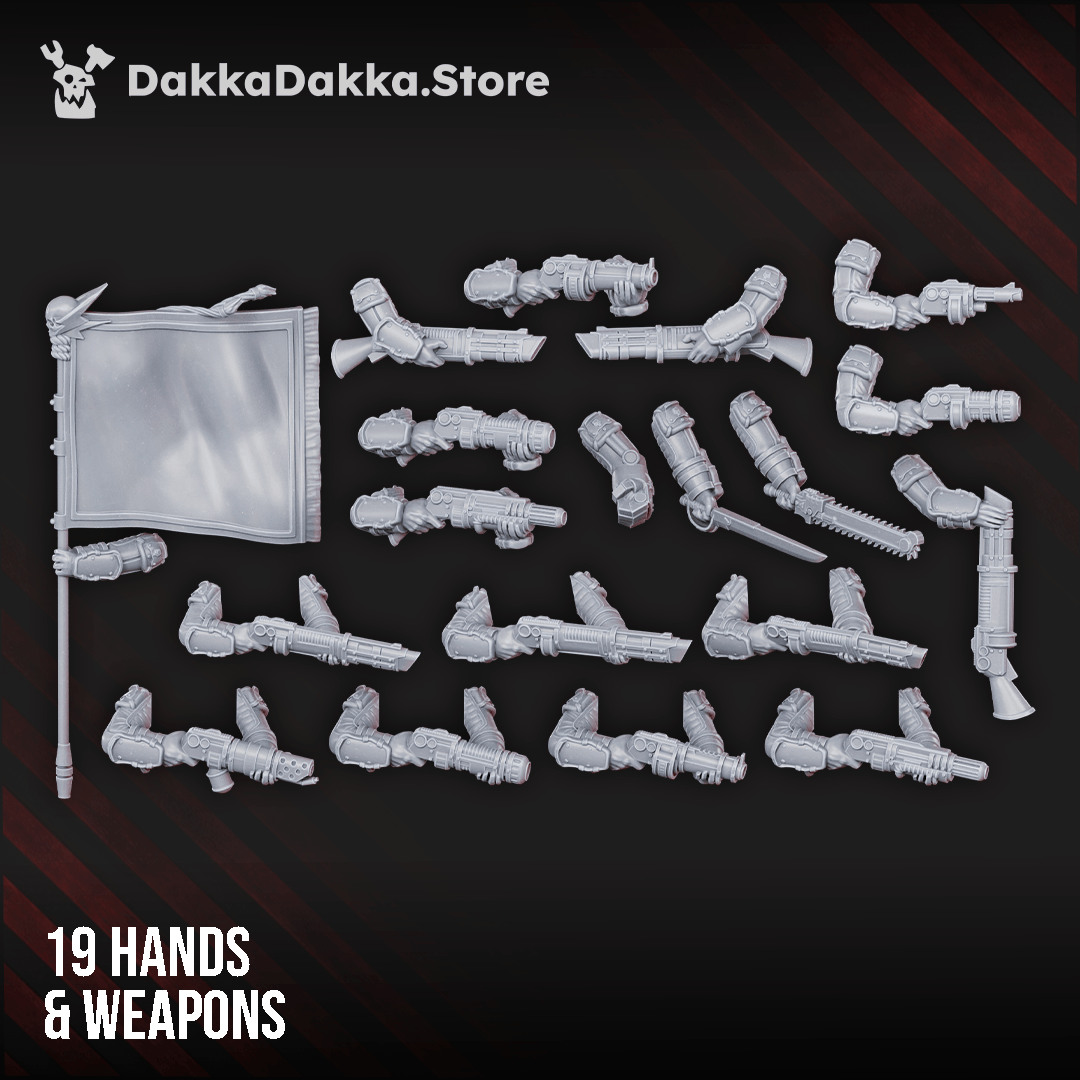 Tabletop Terrain Miniature DawnGuard Veteran Squad