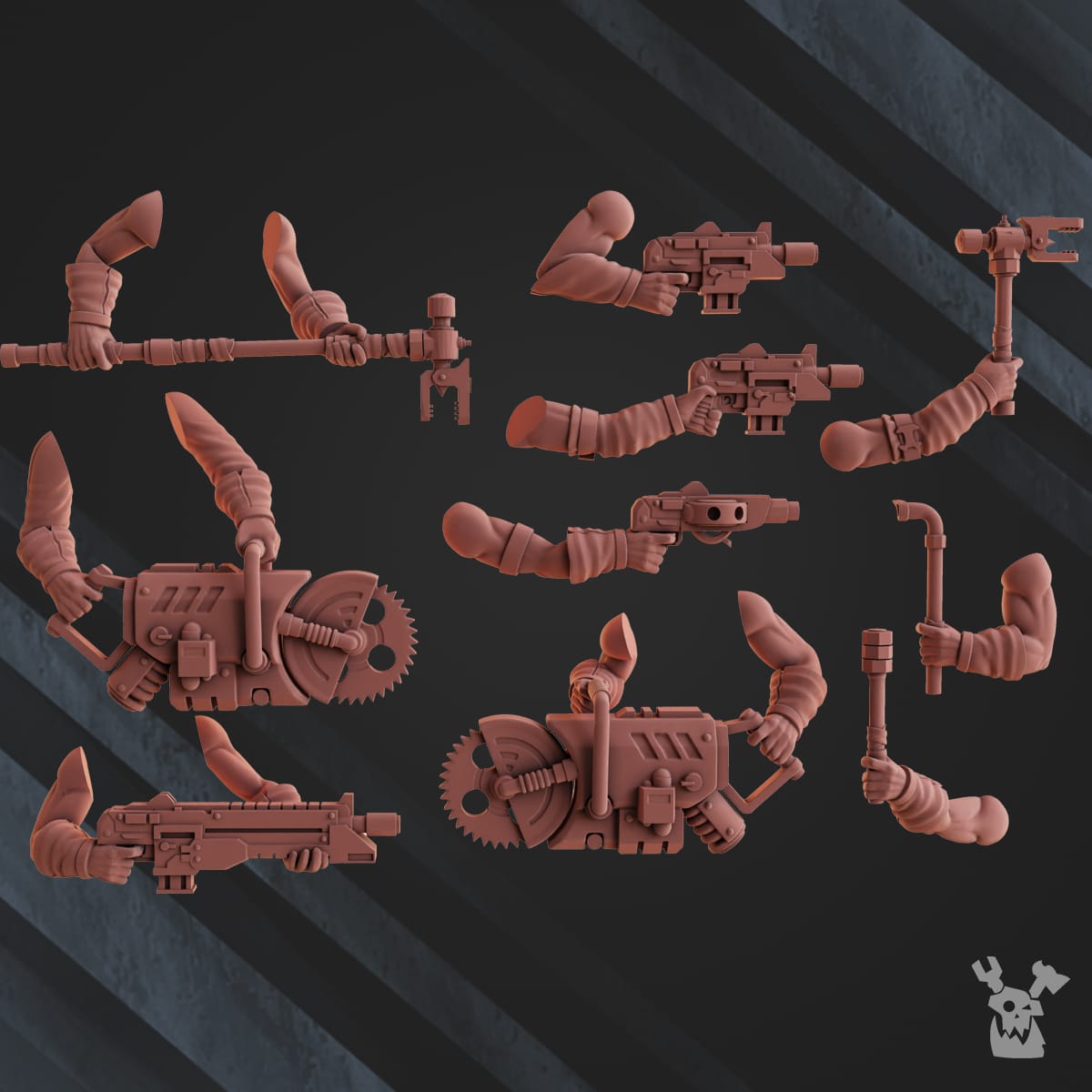Tabletop Terrain Miniature Dead Welding Hive Gang (build-kit)
