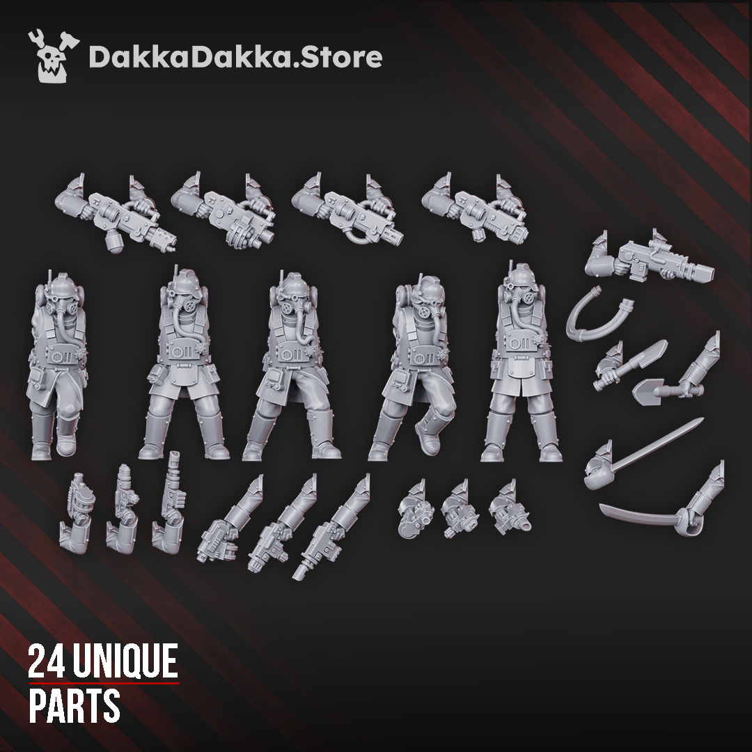 Tabletop Terrain Miniature Death Corps Specops (build kit)