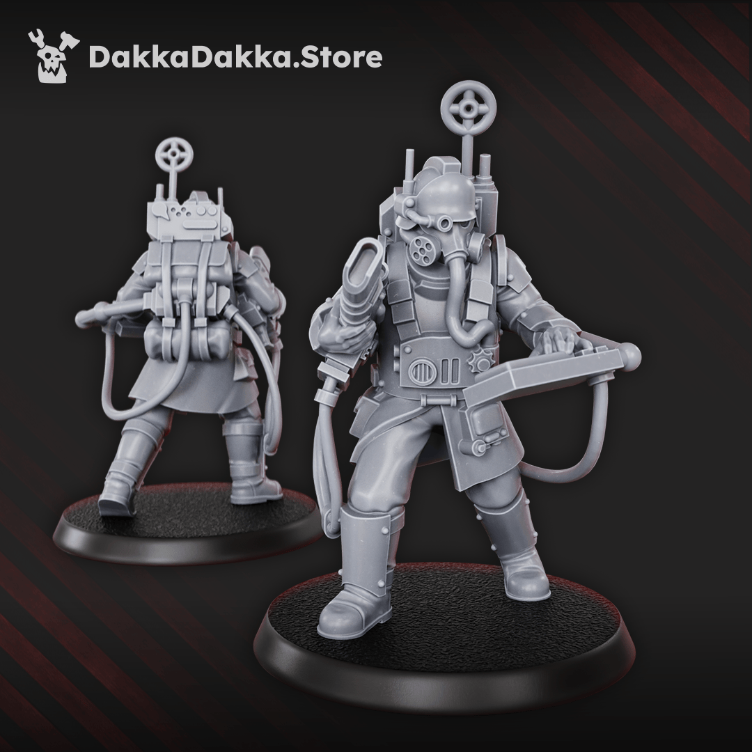 Tabletop Terrain Miniature Death Corps Specops Squad (x5)