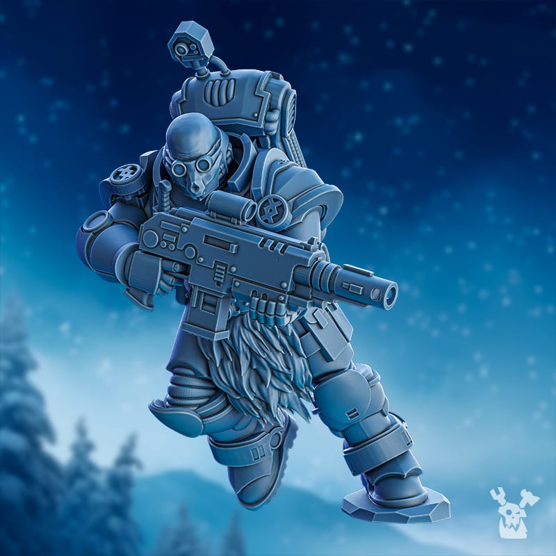 Tabletop Terrain Miniature Deimos Hounds Squad