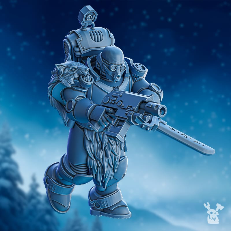 Tabletop Terrain Miniature Deimos Hounds Squad