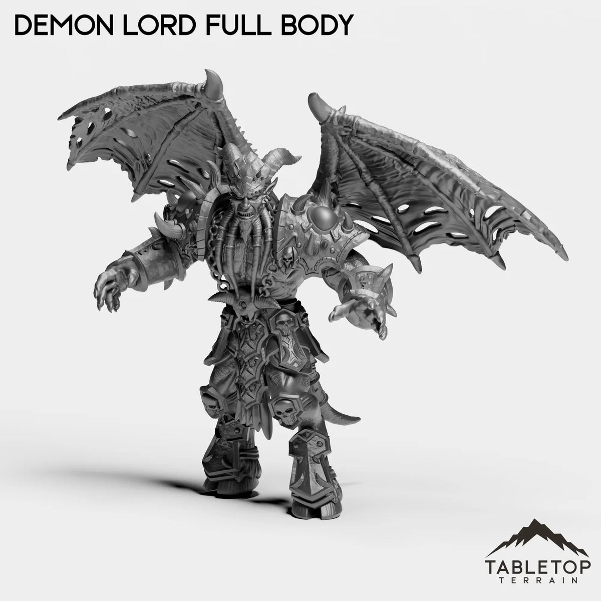 Tabletop Terrain Miniature Demon Lord full body Demon Lord