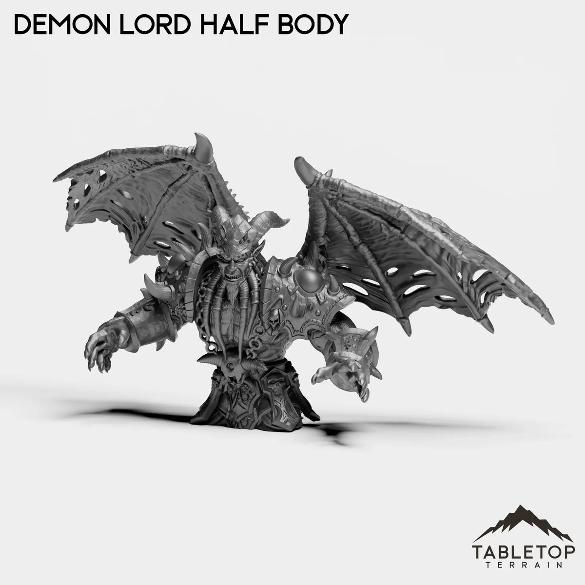 Tabletop Terrain Miniature Demon Lord half body Demon Lord