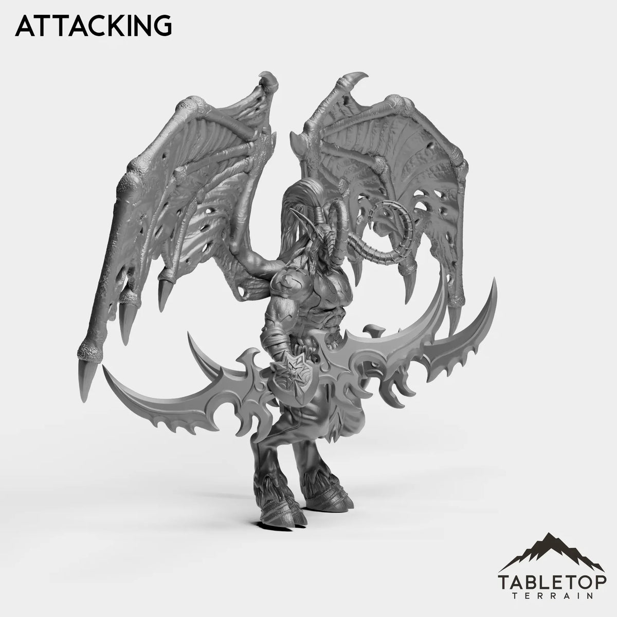 Tabletop Terrain Miniature Demon Shadow Hunter
