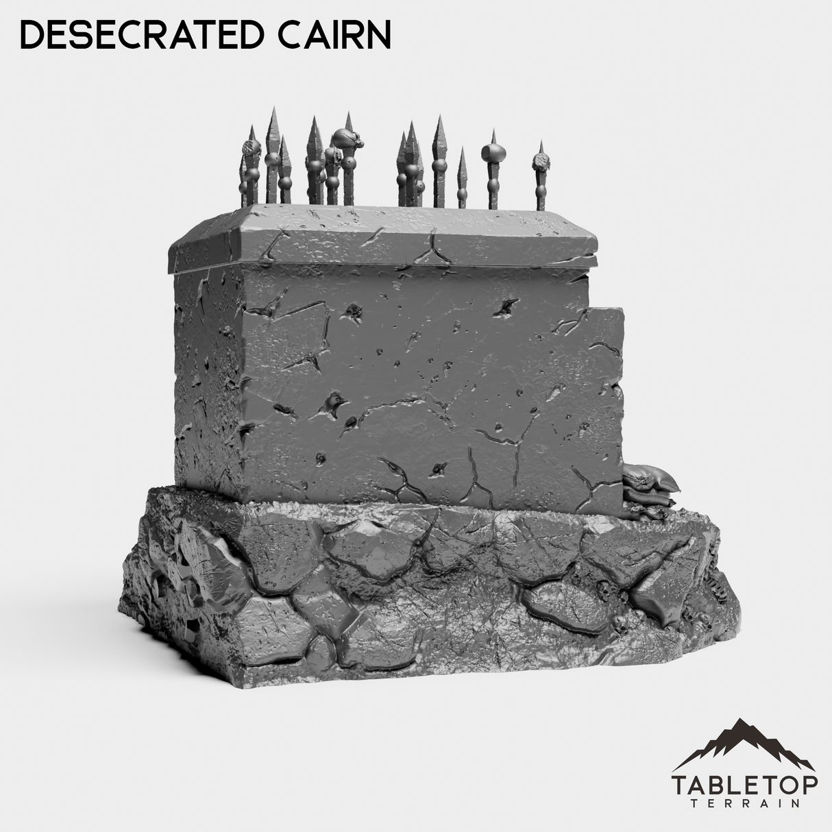 Tabletop Terrain Miniature Desecrated Cairn