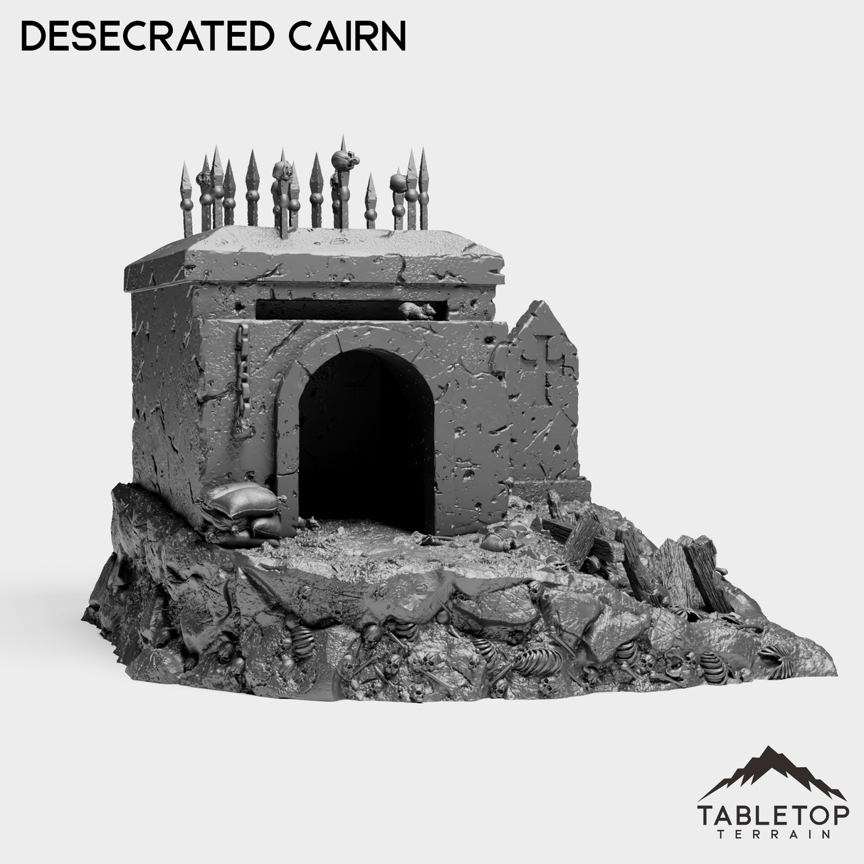 Tabletop Terrain Miniature Desecrated Cairn