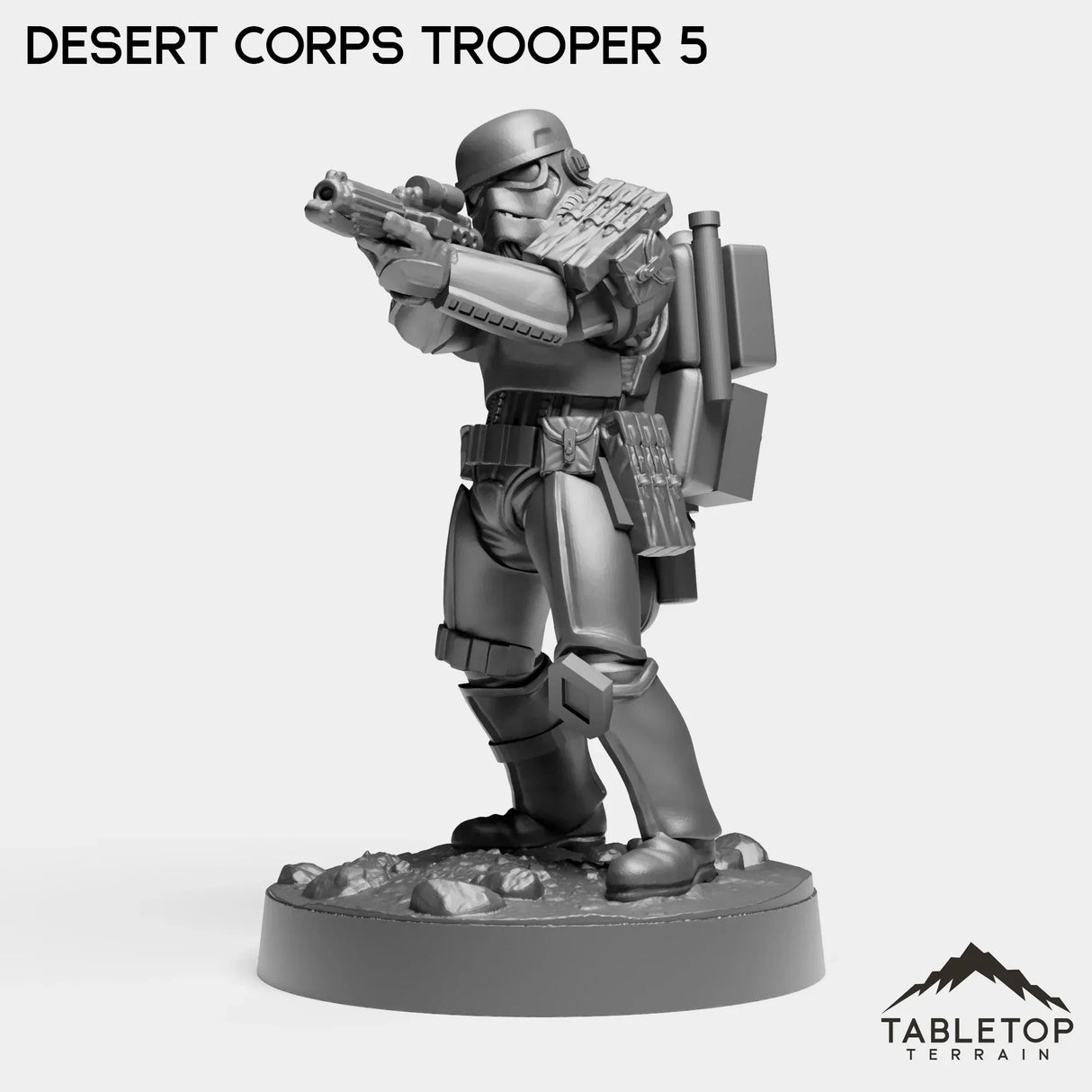 Tabletop Terrain Miniature Desert Corps Troopers