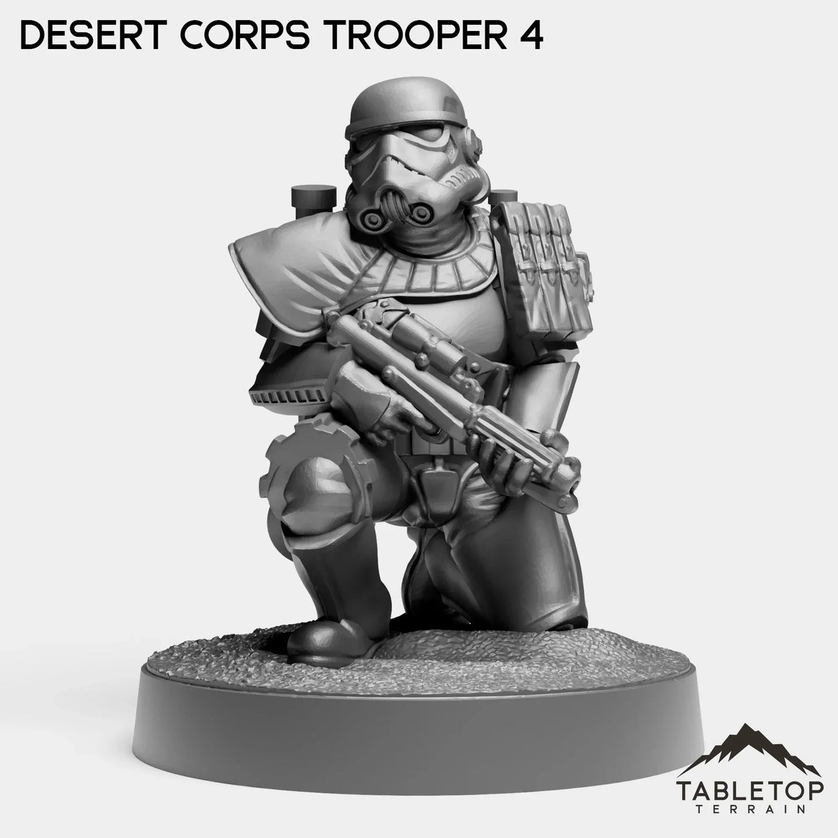 Tabletop Terrain Miniature Desert Corps Troopers