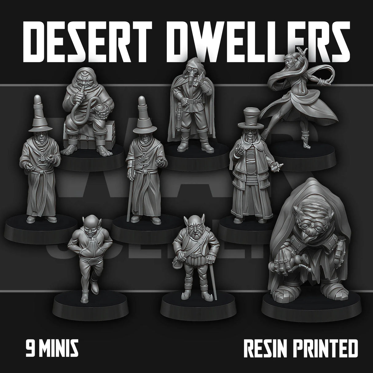 Tabletop Terrain Miniature Desert Dwellers