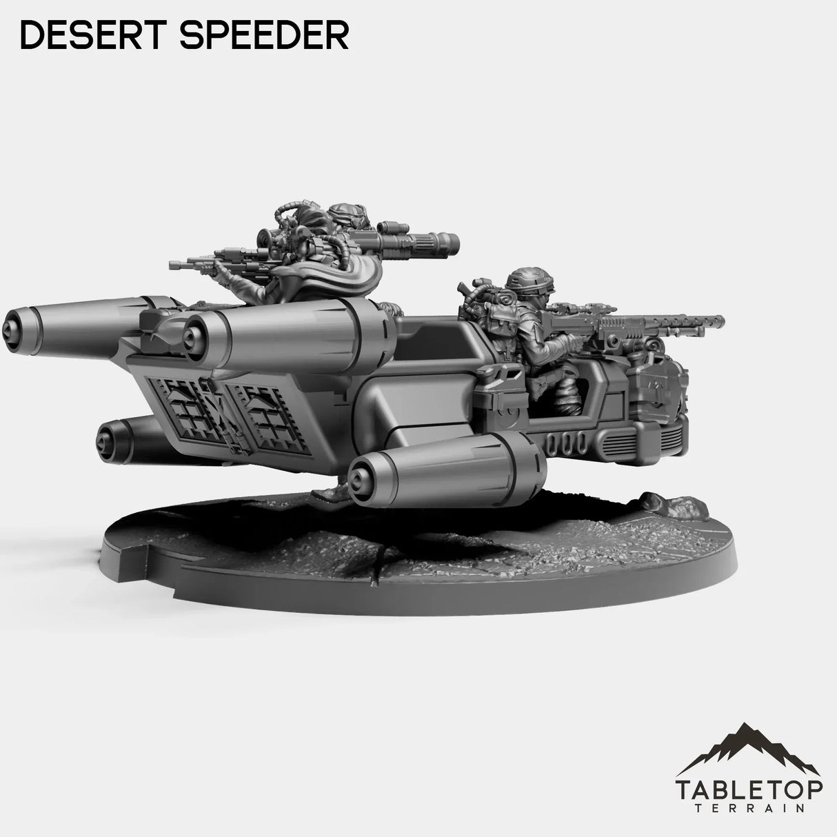 Tabletop Terrain Miniature Desert Speeder