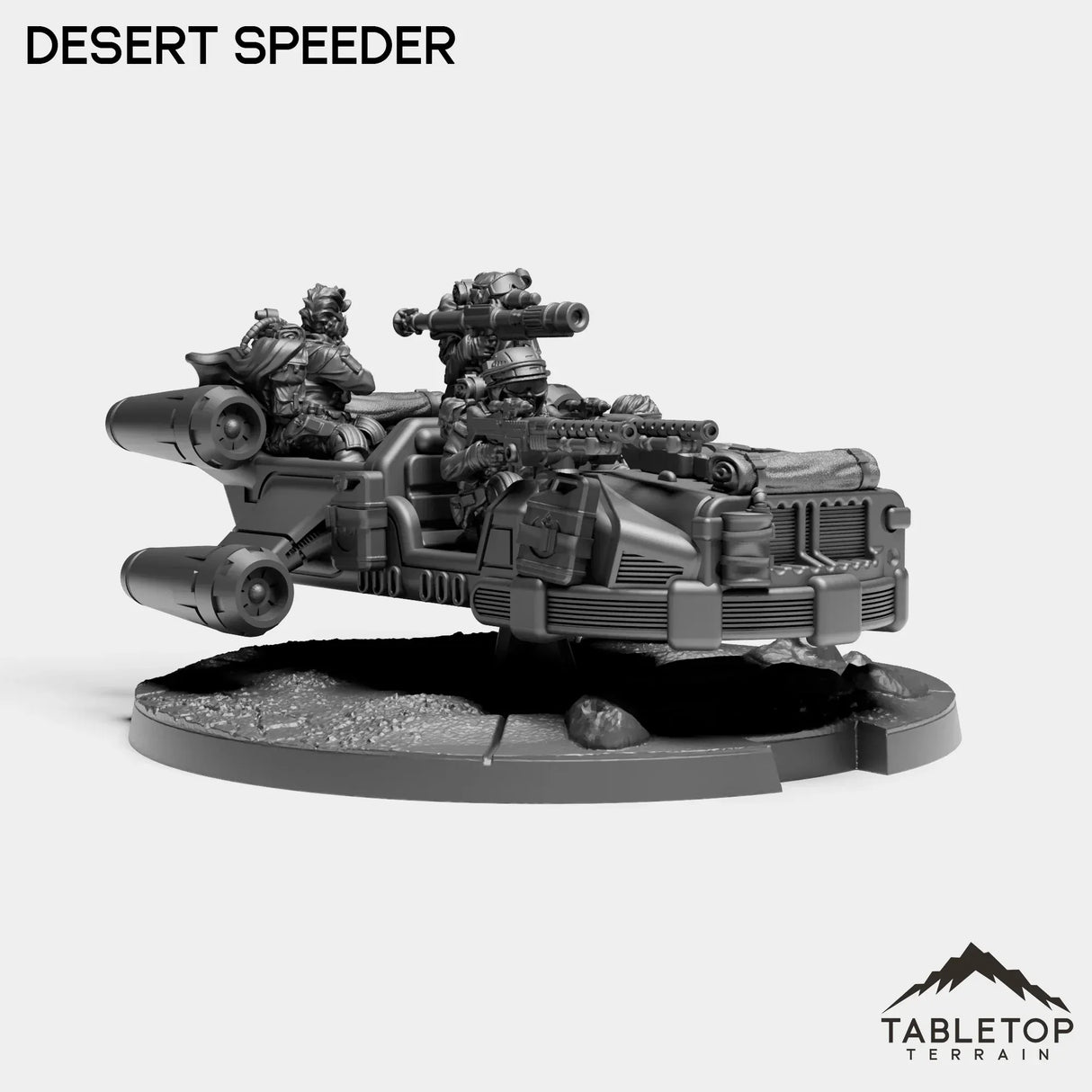 Tabletop Terrain Miniature Desert Speeder