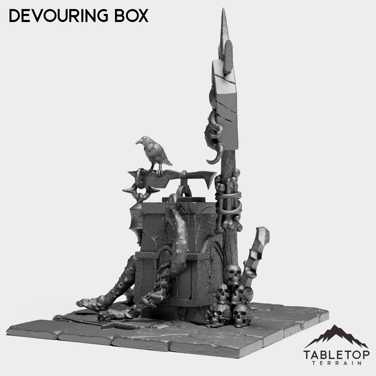 Tabletop Terrain Miniature Devouring Box - Grimdark Terrain