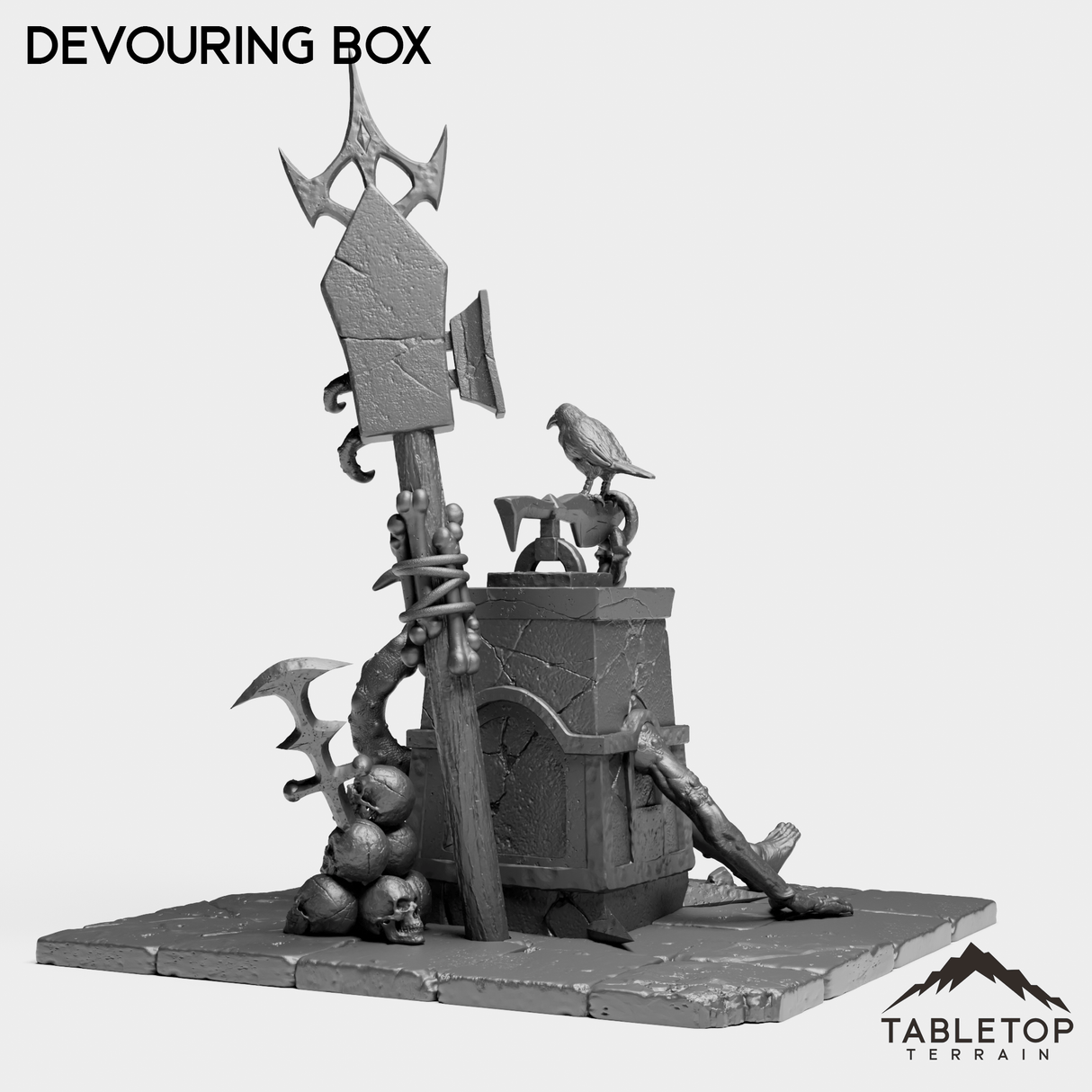 Tabletop Terrain Miniature Devouring Box - Grimdark Terrain
