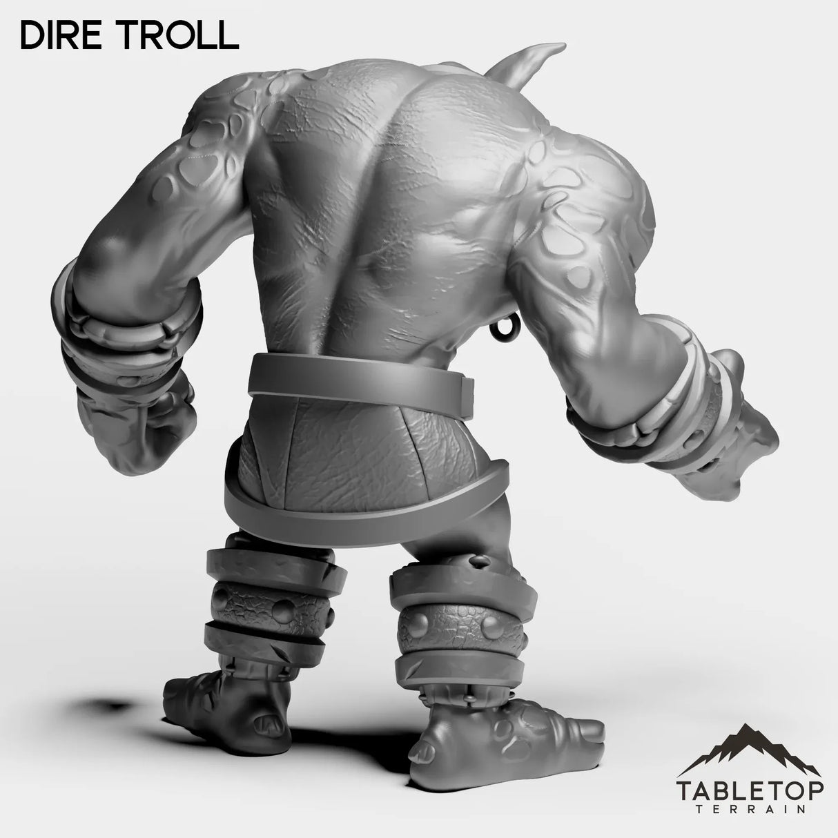 Tabletop Terrain Miniature Dire Troll