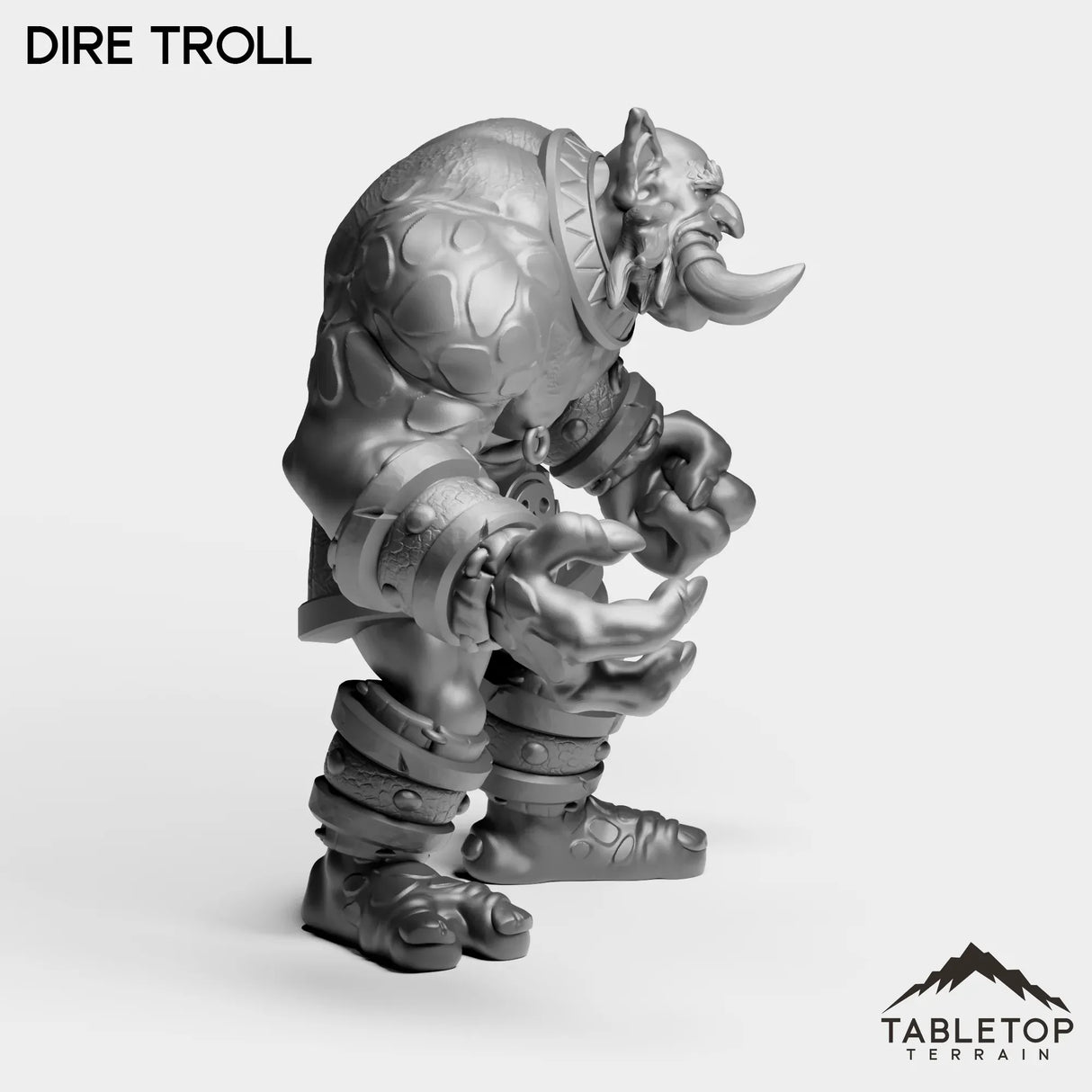 Tabletop Terrain Miniature Dire Troll
