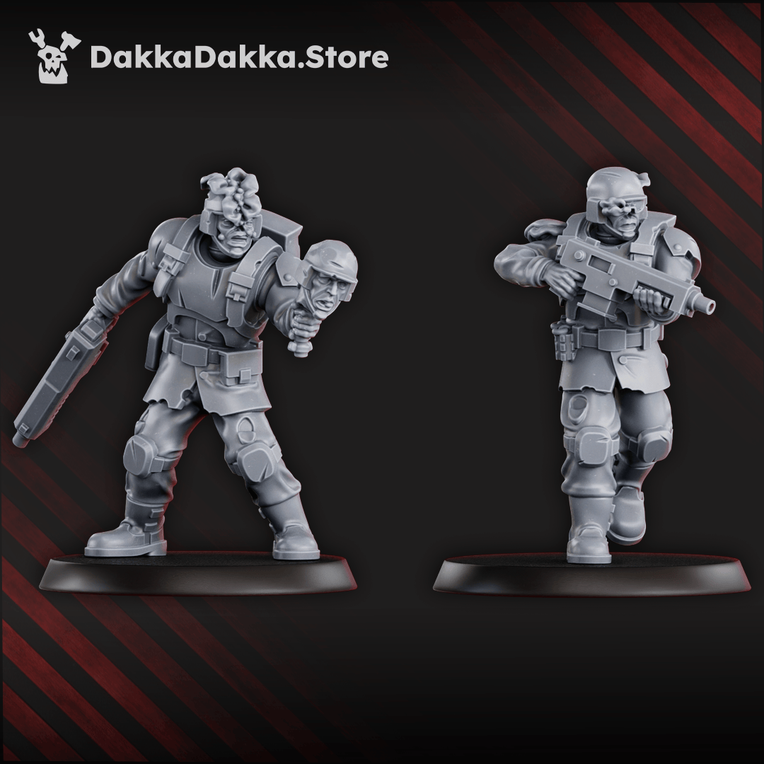 Tabletop Terrain Miniature Diseased Planetary Guard (x10)
