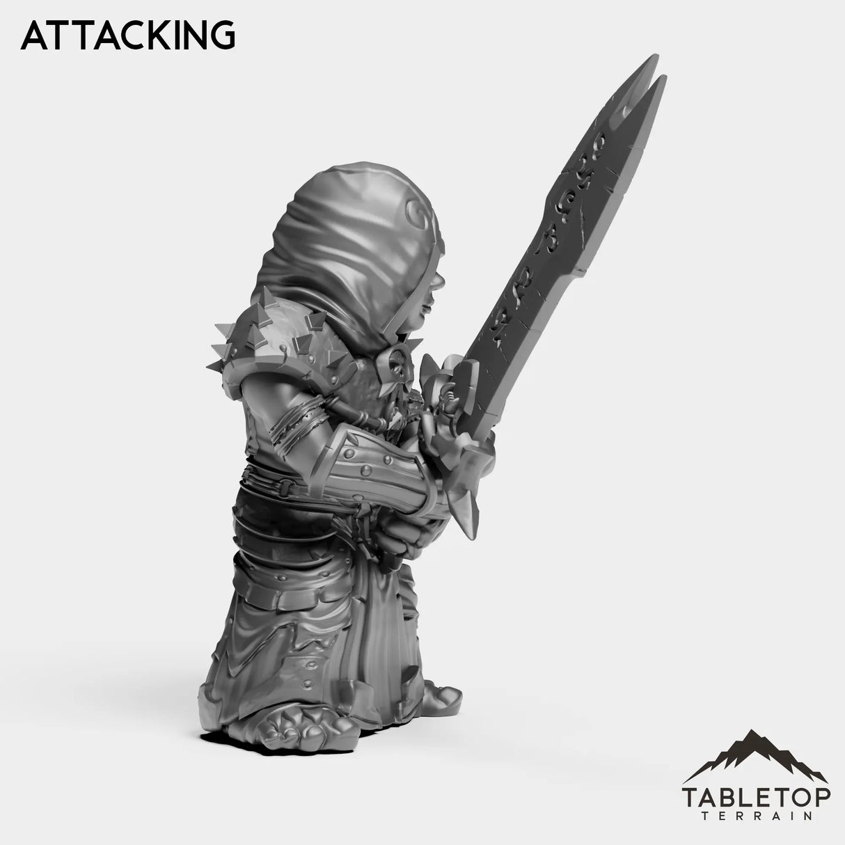Tabletop Terrain Miniature DK Gnome Female