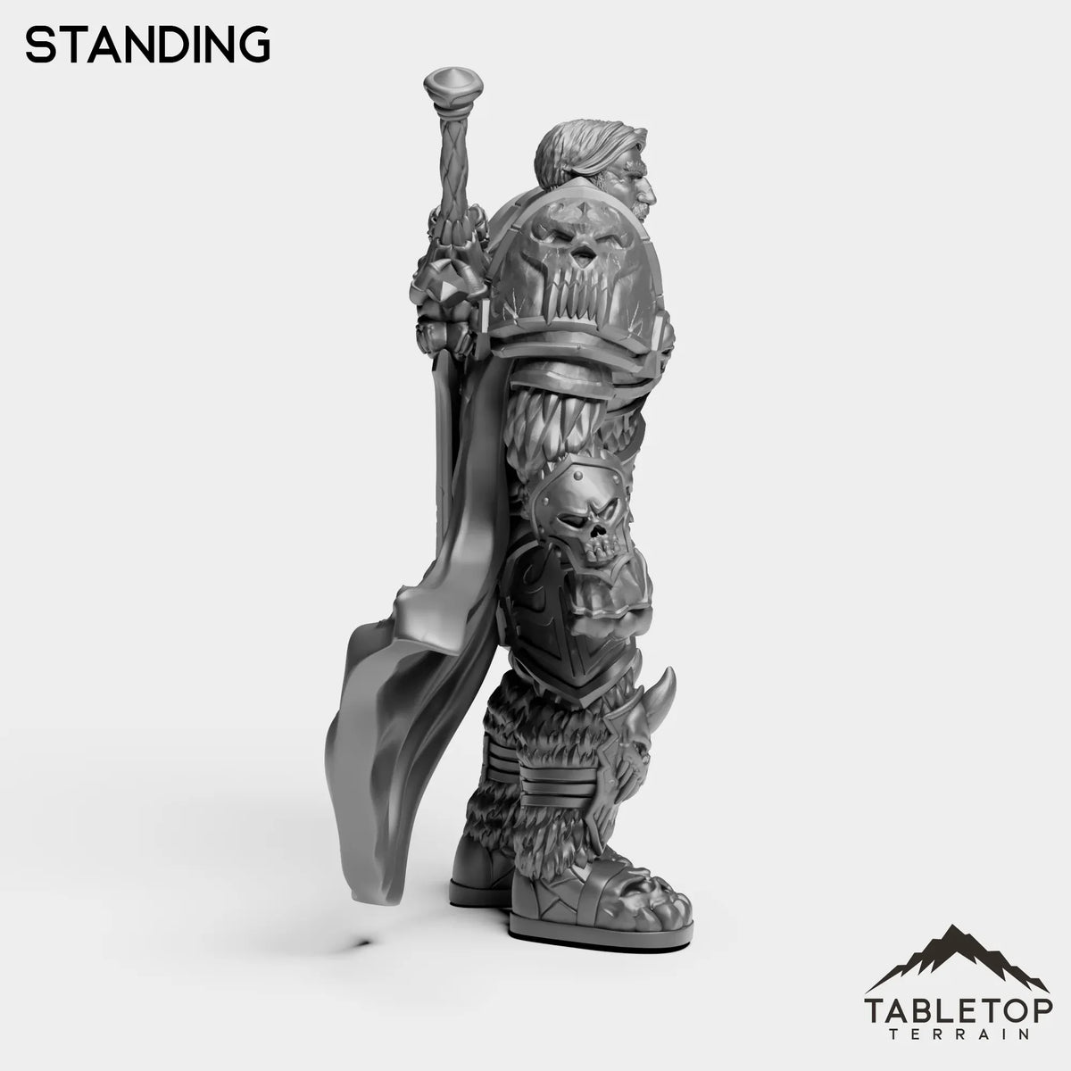 Tabletop Terrain Miniature DK Horseman King