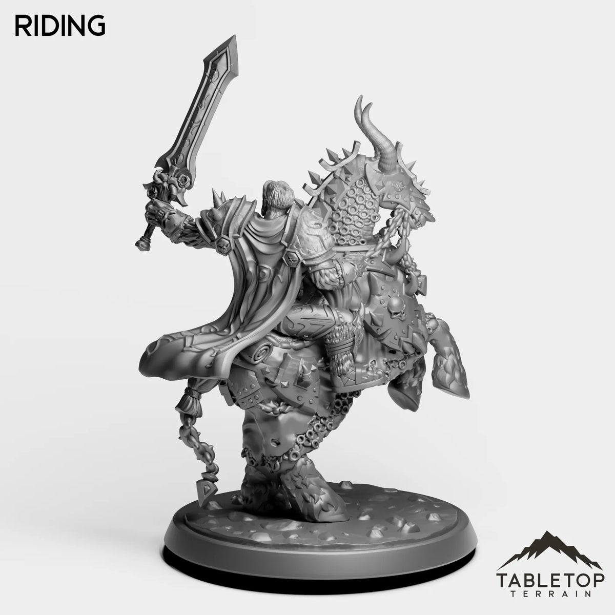 Tabletop Terrain Miniature DK Horseman King