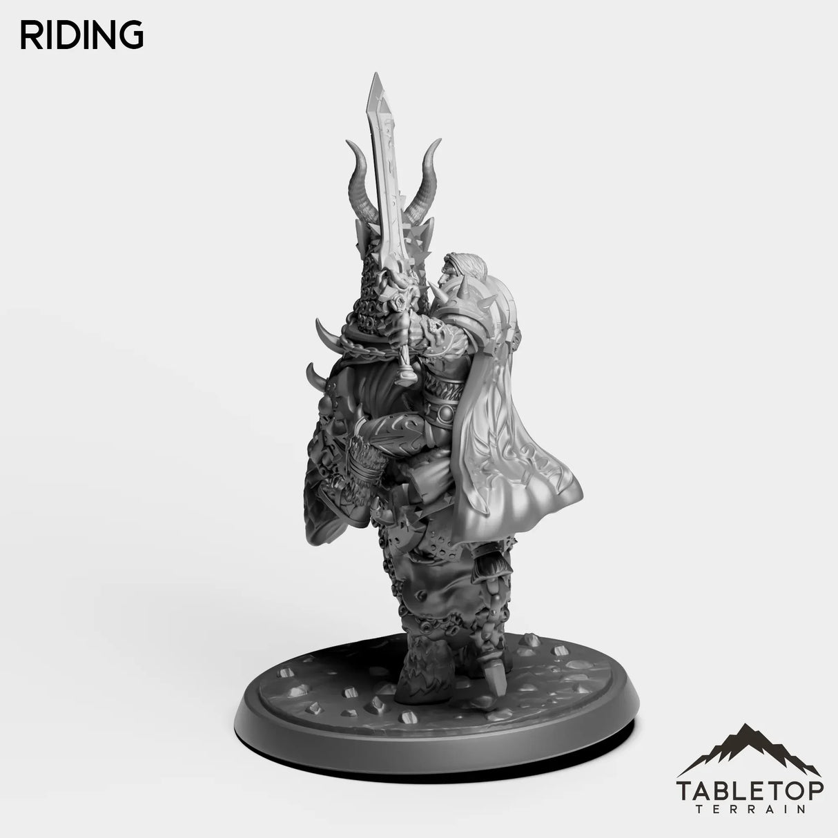 Tabletop Terrain Miniature DK Horseman King