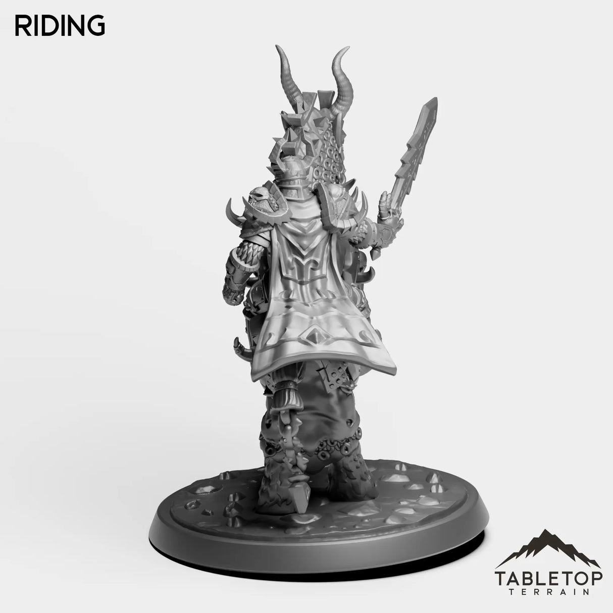 Tabletop Terrain Miniature DK Horseman Leader