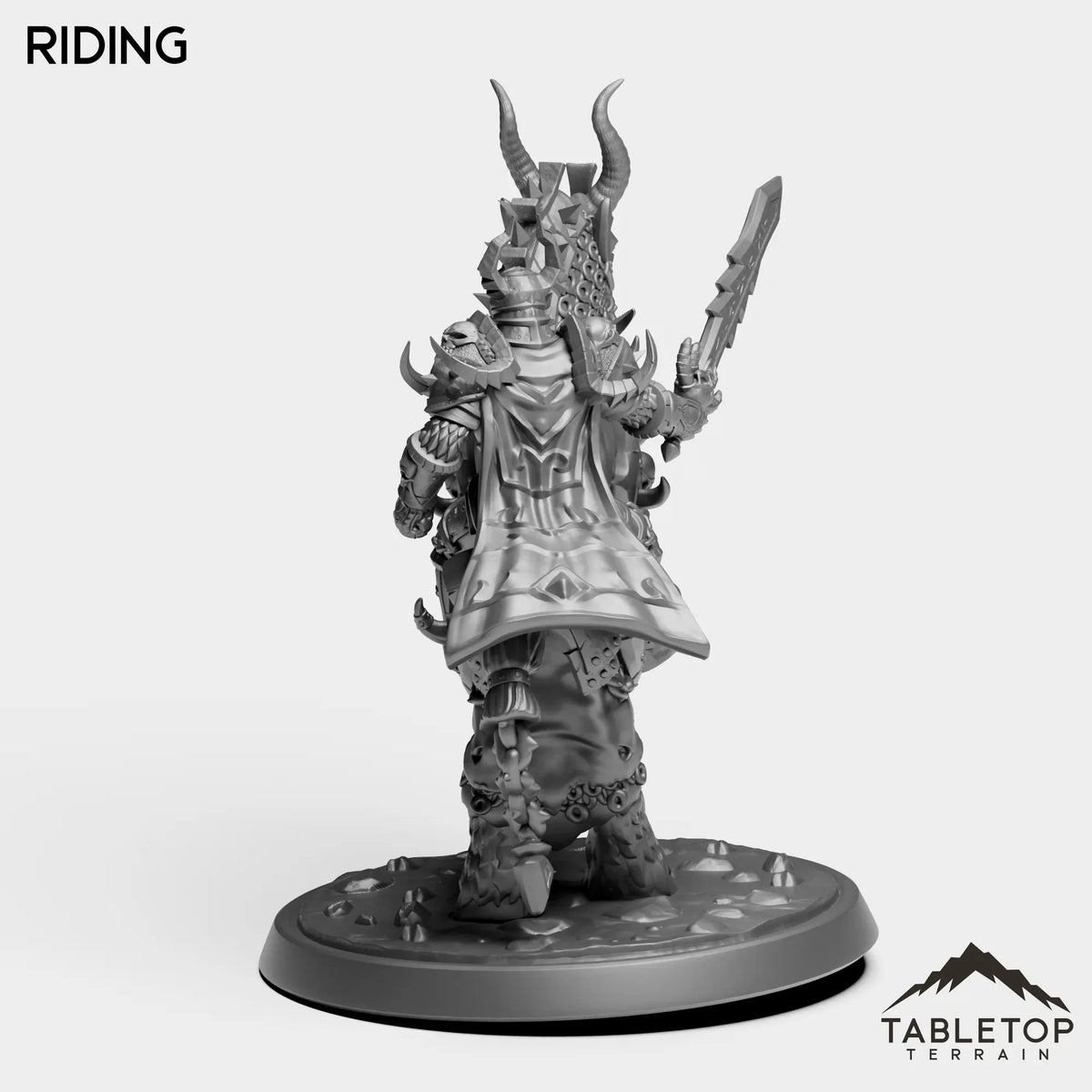 Tabletop Terrain Miniature DK Horseman Leader