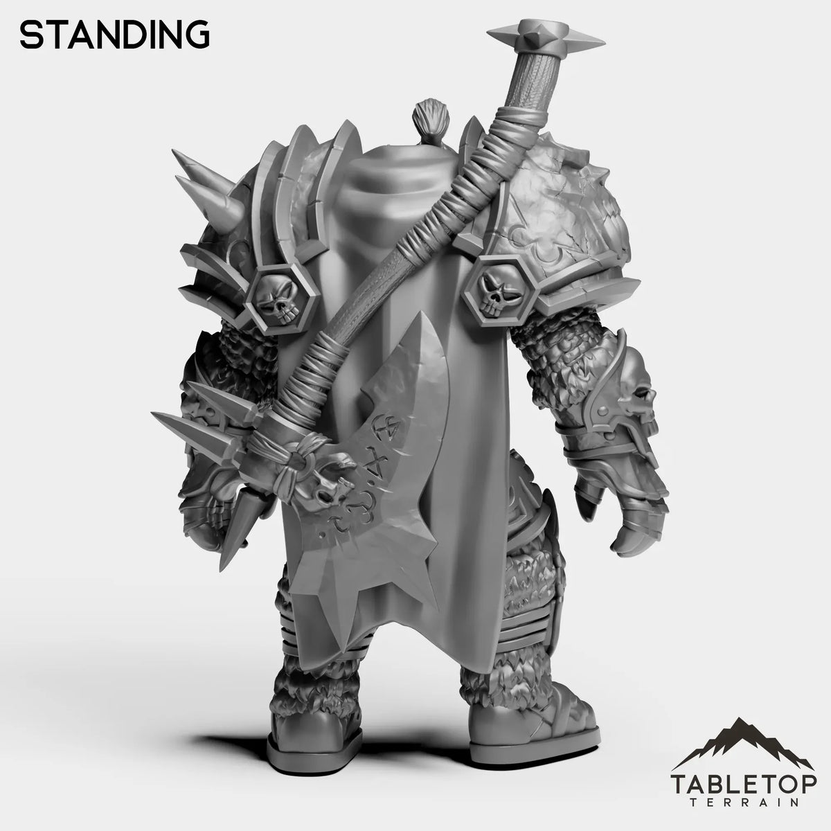 Tabletop Terrain Miniature DK Horseman Orc