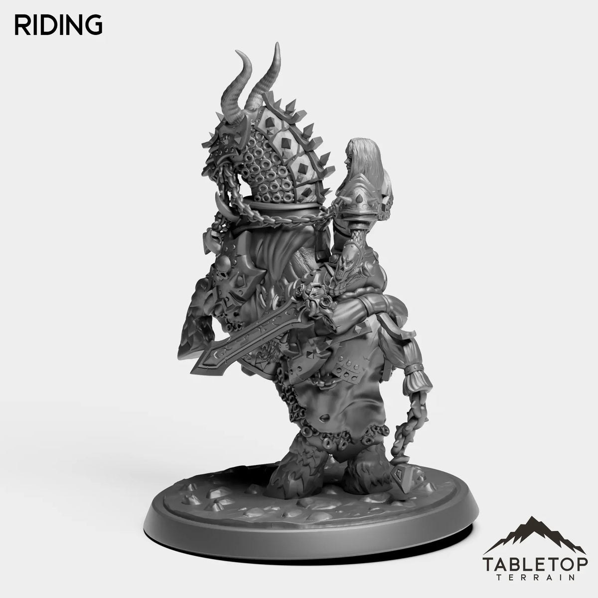 Tabletop Terrain Miniature DK Horseman Priestess