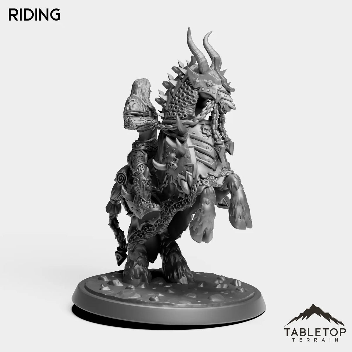 Tabletop Terrain Miniature DK Horseman Priestess
