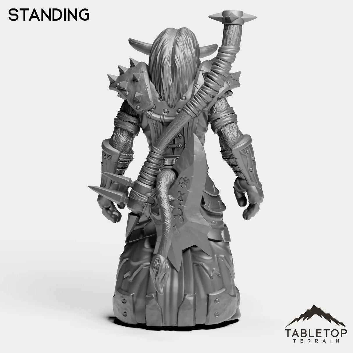 Tabletop Terrain Miniature DK Minotaur Female